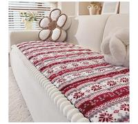 JORTUIO Peluche Copridivano 2 3 4 Posti - Soft Coperta per Divano Antiscivolo Antigraffio Gatto Copri Divano Universale Lavabile(Rosa rossa,70x240cm)