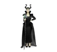JORXG Costume da strega nera stella verde inverno per donna Cosplay, costume da strega donna costume da malefica donna Halloween carnevale festa (L, strega nera)