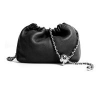 Joryin Trendy Dumpling - Borsa a tracolla da donna, pochette da sera Hobo Cloud, Pelle-nero