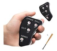 Jorzer 2PCS Baseball Arbitro Clicker 4 Ruote Baseball Arbitro Indicatore Registrazione Accurata Contatore Clicker con Cordino per Indicatore di Uso