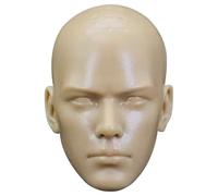 Jorzer Bambola Che creano Teste 1/6 Action Figura in plastica Testa Bambola con Occhi Aperti Figure Plug-in realistiche per progetti creativi e Display 1/6 Accessori Scala
