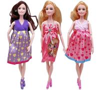 Jorzer Bambole Incinte con Bambino nella Pancia 3 Pezzi 11.8 Realistici Giocattoli per Bambole con Madre Incinta con Giunto Mobile per Giocattoli e Giochi per Bambini.