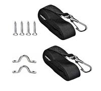 Jorzer Cinghie per tendalino, 2 Pezzi Cinghie Regolabili per Copertura Barca con Gancio a Doppia estremità Cinghia per tendalino Barca ...