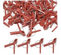Jorzer Clip per innesto di Piante da 100 Pezzi, Clip per Piante a Bocca Rotonda per Un Supporto Sicuro delle, Ideali Come per Pomodoro, Cetriolo, Anguria e Orchidea