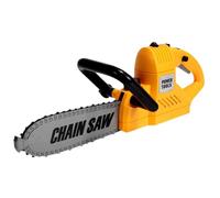 Jorzer Kids Chainsaw 1: 1 Scala Realistic Toy Chainsaw Battery Power Power Construction Strumento Educational Finge Play ABS Pronto Giocattolo da Giardino all'aperto, Regali per Bambini..Giallo