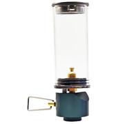 Jorzer Lanterna a Gas, Lampada a lume di Candela da Sogno Lanterna Gas con Vetro Resistente al Calore, Lampada con valvola Regolabile, Luce per Campeggio e Escursioni all'Esterno