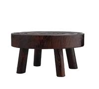 Jorzer Mini sgabelli in Legno demortizzante, planimetrie in Legno Sgabelli da Giardinaggio Stanti per Piante da Interno pentola per Giardino da Giardino a Legna Vintage 20 x 9 cm Giardino