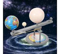 Jorzer Modello orbitale Sole Terra 8x4x7 Geografia educativa Modello del Sistema Solare Giocattoli Luminosi in plastica del Sistema Solare per esperimenti scientifici per Bambini.