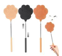 Jorzer Scacciamosche Estensibile 3 Pezzi 11.4-29.5 Scacciamosche Manuale a Forma di Resistente a Maglia fine in Acciaio Inossidabile PP per Interni Vita ALL'APERTO.