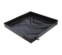 Jorzer Tappetino da Doccia da Campeggio Base Doccia Pieghevole con Bordi avvolti Drenaggio rapido 41x41'' Vaschetta Impermeabile con Fondo Resistente per Campeggio all'aperto Sport Estivi