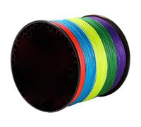 Jorzer Treccia per Lenza Resistente Treccia per Lenza Rinforzata a 4 Strati Multicolore, 500 m Codice Colore, 6.0