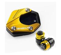 JOSBY Prolunga Staffa Laterale Allargamento Piastra Staffa E Coperchio Valvola Aria Pneumatico per Honda per XLV 600 650 700 per Accessori TRANSALP 600 Piastra di Supporto (Colore : Oro)