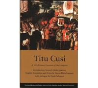 José Antonio Mazzotti Titu Cusi (Tascabile) Series on Latin American Studies