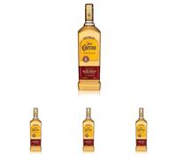 José Cuervo Especial Reposado 100 cl, Tequila Invecchiato 4 Mesi in Botti di Querci, Gusto Dolce, 35% (Confezione da 4)