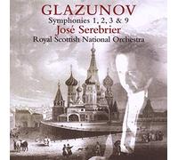 Jose Serebrier - Glazunov : Symphony Nos 1, 2, 3 & 9