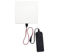 jose2015 10 x 10 cm, luci elettroluminescenti fai da te, 3 modalità con batteria, per decorazioni fai da te (bianco)