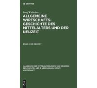 Josef G Von Kulischer Below Die Neuzeit (Copertina rigida)