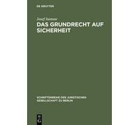 Josef Isensee Das Grundrecht auf Sicherheit (Copertina rigida)