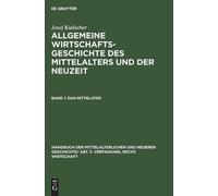 Josef Kulischer Das Mittelalter (Copertina rigida)