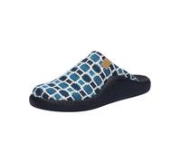 Josef Seibel Ciabatte da donna Monaco.D.03, larghezza F 1/2 (strette), Turchese/Multicolore, 39 EU Schmal
