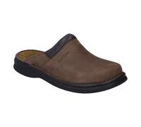 Josef Seibel Clogs Sabot Scarpe In Pelle Marroni 10663