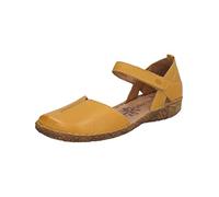 Josef Seibel Donna Sandali con Cinturino Rosalie 42, Signora Sandali,Larghezza G (Normale),Sandalo Estivo,Piatto,Sandalo,Giallo (Safran),38 EU / 5 UK