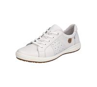 Josef Seibel Donna Sneaker Basse Caren 01, Signora Sneaker,Larghezza G (Normale),Soletta Removibile,Scarpe Allacciate,Bianco (Weiss),39 EU / 6 UK