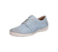 Josef Seibel Donna Sneaker Basse Fergey 20, Signora Sneaker,Larghezza G (Normale),Soletta Removibile,Skyblue-Kombi,37 EU / 4 UK