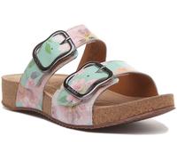 JOSEF SEIBEL Donna Tonga 64 IN Mint 2 Cinturino Fiori Stampa Misura UK 4- 8