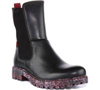 JOSEF SEIBEL Marta 12 Casual Resistente Suola Chelsea Donna Stivale Nero UK 3 -