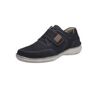 Josef Seibel New Anvers 83, scarpe da uomo in velcro, larghezza K (extra larga), plantare intercambiabile, Blu scuro, 49 EU X-Larga