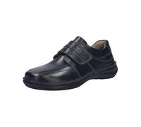 Josef Seibel New Anvers - Scarpe da uomo in velcro 02, larghezza K (extra larga), plantare intercambiabile, Nero , 50 EU X-Larga