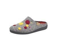 Josef Seibel Pantofole da donna Cara.02, larghezza G (normale), plantare intercambiabile, Grigio Multi, 41 EU