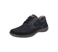 Josef Seibel Scarpe comode da uomo New Anvers 06, larghezza K (extra larga), plantare intercambiabile, Blu scuro, 42 EU X-Larga