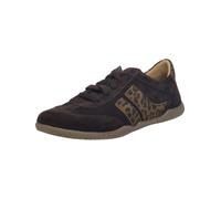 Josef Seibel Sneaker basse da donna Cassandra.11, larghezza G (normale), plantare intercambiabile, Chocolate Kombi 365, 37 EU