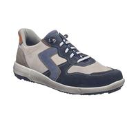 Josef Seibel Sneaker basse da uomo Enrico.34, larghezza G (normale), plantare intercambiabile, indaco Multi, 47 EU