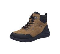 Josef Seibel Sneakers basse da uomo Wales.50, larghezza G (normale), plantare intercambiabile, impermeabile, Castagne, 46 EU
