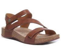 Josef Seibel Tonga 25 Caviglia Cinturino Gancio E Anello IN Marrone Misura UK 3