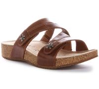 JOSEF SEIBEL Tonga 82 Donna Sandali con Plantare IN Cammello Misura UK 3- 8