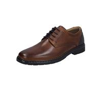 Josef Seibel Uomo Scarpa da Affari Alastair 01, Uomini Scarpe Stringate,Larghezza K (Molto_Larga),Soletta Removibile,Marrone (Cognac-Kombi),44 EU / 9.5 UK
