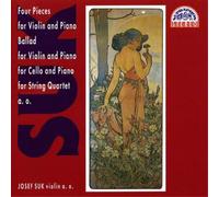 Josef Suk Suk: Four Pieces for Violin and Piano/... (CD) Album