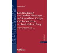 Josefine Müh Die Anrechnung von Tariflohnerhoehungen auf uebe (Copertina rigida)