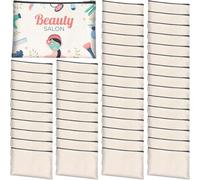 Joselin 50 Pezzi di Sacchetti per il Trucco In Tela Bianca per Sublimazione, Sacchetti per il Trucco Cosmetici DIY Vuoti All'Ingrosso per il Trucco Delle Damigelle D'Onore