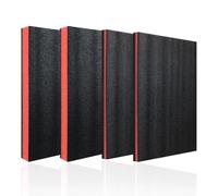 Joselin Cassetta Degli Attrezzi Schiuma 4pcs 18 X12 X2 Pollici e 18 X 12 X 1 Pollice INSERTI MODOA M per Casi Fogli di Conservazione In Polietilene per Cassetta Degli Attrezzi