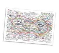 Joselin Poster web di guarigione, Diagramma NaturalRemedies, Arte da parete su tela, Stampa orizzontale poster, Poster salute mentale