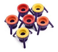 Joselin Set di tappi per bottiglie, universale, in plastica, multifunzione, con tappo di bottiglia rovesciato