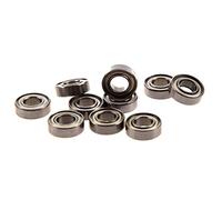 Josenidny 10 pezzi, 698Z, 8 x 19 x 6 mm, con cuscinetti a sfera scanalati