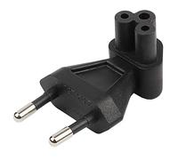 Josenidny 2 EU a Iec 320 C5 Femmina Adattatore Ca 2.5a Fusibile, EU Industrial Converter