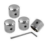 Josenidny 4 pezzi Metallo Volume Tone Dome Tone Chitarra Regolatore di velocità con per chitarra elettrica Strat LP o