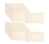 Josenidny 40 sacchetti di tela a matita con chiusura a strappo per trucco, per fai da te, più scopo, articoli da toeletta (beige)
